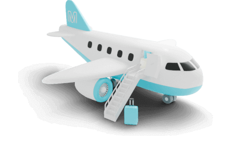 Avión e isla